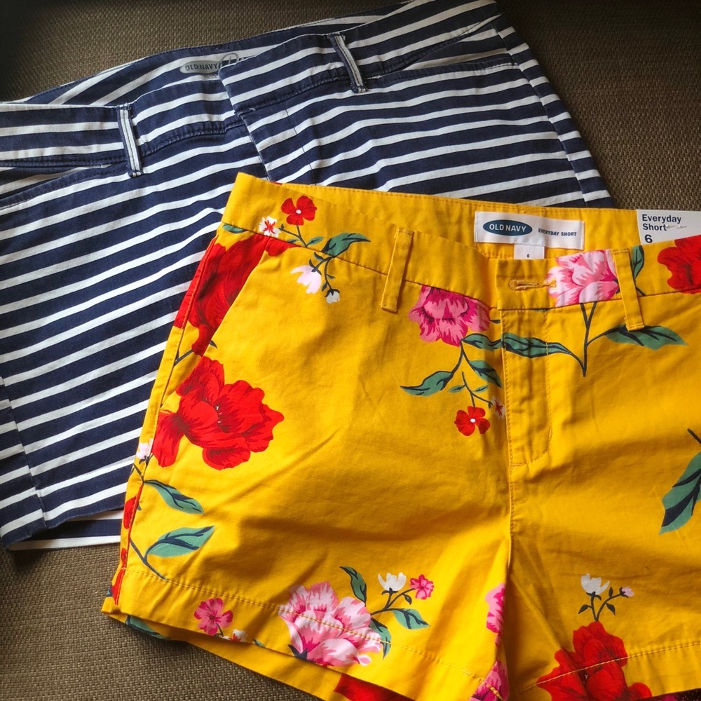 2 old navy shorts size 6